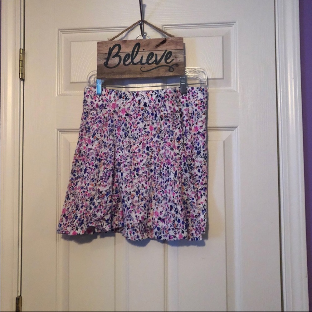 Candie’s Lace Floral Skirt